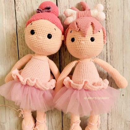 Pdf Crochet Pattern Bundle 2in1 Ballerina Twins..