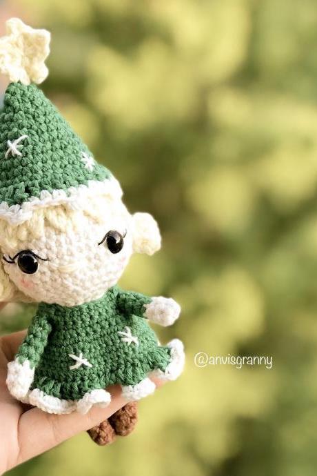 Amigurumi Pattern - Handmade DIY ornament - Cute gift for girl- Instant download crochet tutorial PDF (English)